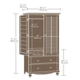 thumbnail image 4 of Sauder Armoire Harbor View en Blanc Antique, 4 of 5
