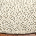 thumbnail image 3 of SAFAVIEH Trace Einri Geometric Area Rug, Ivory/Blue, 6' x 6' Round, 3 of 7