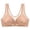 Beige-A, variant on Aofany Women's Front Closure Wireless Bra Full Cup Bras for Women No Underwire Push Up Shaping Wire Free Everyday Bra