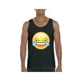 thumbnail image 1 of MmF - Men's Tank Top for Men, up to Men Size 3XL - Emoji Laughing Tears, 1 of 5