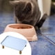 thumbnail image 4 of Soporte elevado para cuenco para gatos, cómodo, lavable, protege el cuello, suministros para mascotas, soporte para plato de alimentación para Azul, 4 of 5