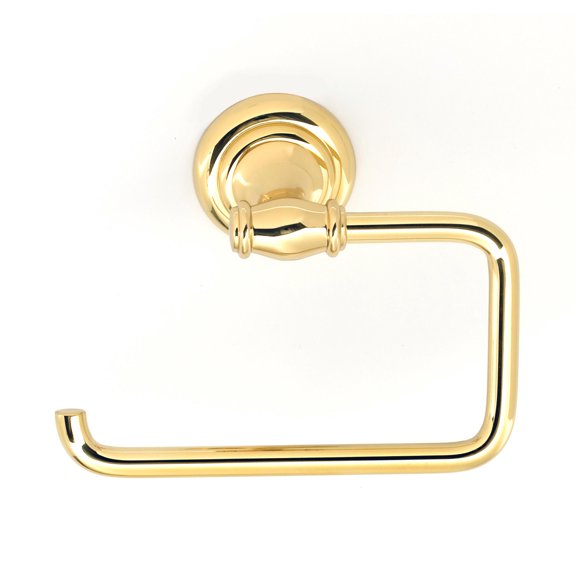 Alno A6766-PB/NL Charlie's 5-1/2" Wide Single C-Post Slide On Euro Style Solid Brass