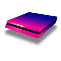 Vinyl Decal Skin Wrap compatible with Sony PlayStation 4 Slim Console Smooth Fades Hot Pink Blue (PS4 NOT INCLUDED)