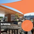 thumbnail image 6 of Yescom 16x16FT 97% UV Block Square Sun Shade Sail Outdoor Patio Pool Garden Yard Lawn Carport Net Awning Bright Orange, 6 of 12
