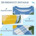 thumbnail image 2 of FORMRS Boys Rash Guard with Short Sleeves UPF 50+ Swim Shirts Sizes 3-12T, Light Blue Plaid, 2 of 6