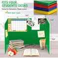 thumbnail image 5 of 8 Pack Colorful Privacy Floders for Student Desks - Durable Plastic Erasable - Testing Dividers for Classroom - Easy Clean Privacy Shields for Student Testing Desk dividers- Includes Extra Labels, 5 of 7