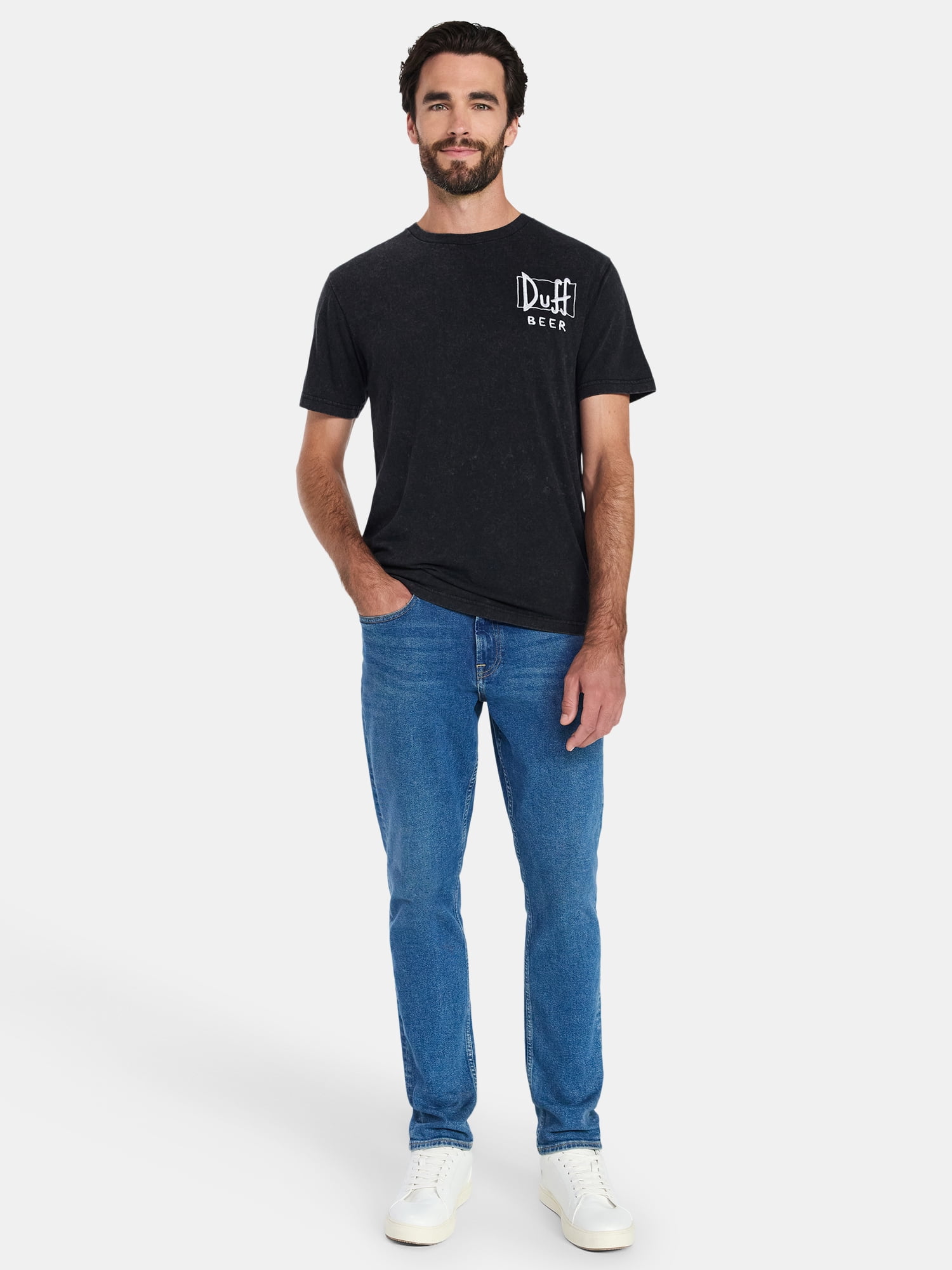 The Simpsons Men's and Big Men's St. Patrick's Day Front Back Graphic Tee, Sizes XS-5XL