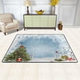 thumbnail image 2 of Dreamtimes Christmas Tree Gift Non-Slip Area Rug 72"x48", Winter Snowy Landscape Soft Non Slip Washable Floor Mats for Indoor Front Porch,Living Room, Bedroom,Kitchen, 2 of 5