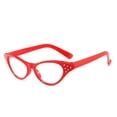 thumbnail image 2 of Gafas de sol con montura de ojo de gato para mujer, estilo vintage, con incrustaciones de diamantes, estilo regular, 2 of 5