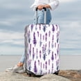 thumbnail image 4 of Wukai Lavender Flowers Elastic Luggage Cover: Personalized Protection for Your Suitcase - Fits 19~29-inch, Washable & Durable Travel Companion-Medium, 4 of 8