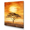 thumbnail image 2 of Designart "Savanna'S Tree Whisper IV" Tree African Wall Art Prints, 2 of 7