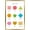 Gold Framed Version, variant on Classroom - Shapes 2026 Wall Poster, 22.375" x 34" Framed