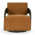 thumbnail image 5 of Pemberly Row 360-Degree Swivel Fabric Upholstery Accent Chair in Amber, 5 of 8