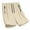 Khaki, variant on HOOMEUMY Mens Shorts Stylish Lightweight Summer Solid Color Elastic Waist Baseball Basketball Short Pants with Pockets Black M