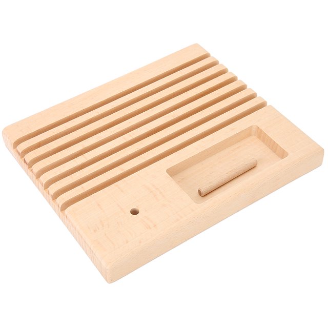 Organisateur de Règle, Support de Règle de Couture DIY Outil de Couture Support de Règle en Hêtre Solution Innovante