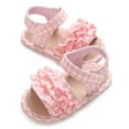 thumbnail image 5 of Baby Girls Sandals Summer Outdoor Beach Checkered Newborn Infant First Walker Prewalker Crib Shoes, 5 of 7