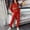 Red, variant on Women's Sweat Suits Plus Size Spring Solid Color Combination With Casual Long Sleeve Trousers Hoodie Set