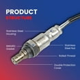 thumbnail image 4 of MOCA AUTOPARTS 36531-HR3-A21 Downstream O2 Oxygen Sensor Fit for 2014-2020 Honda TRX420 500 Rancher Foreman Rubicon, 4 of 9
