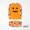 thumbnail image 2 of TIMIFIS Pyjamas d'Halloween pour la Famille pour Femmes/hommes Pyjamas de Vacances d'Halloween Ensembles Assortis 2 Pcs Vêtements de Nuit Combinaison Toile d'Araignée Fantômes Citrouille Squelette Haut et Pantalon Tenue d'Intérieur Hiver, 2 of 4