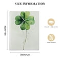 thumbnail image 2 of Nawypu Vintage Sign Four Leaf Clover Art Decor Good Luck Charm Decor Green Nature Wildlife Watercolor Aluminum Sign Meadow Flower Modern Floral Garden Home Decor, 2 of 5