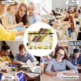 thumbnail image 6 of ALAZA 2 Pack Pencil Pouch Cartoon Ducks Pencil Case for 3 Ring Binder Clear Window Pencil Bag Organizers, 6 of 6