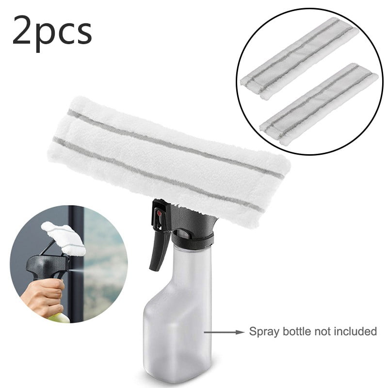 2PCS Microfiber Mop Cloths Reusable For Karcher WV2 5 Window Cleaner 2.633-130.0 2PCS Microfiber Mop Cloths Reusable For Karcher WV2 5 Window Cleaner 2.633-130.0