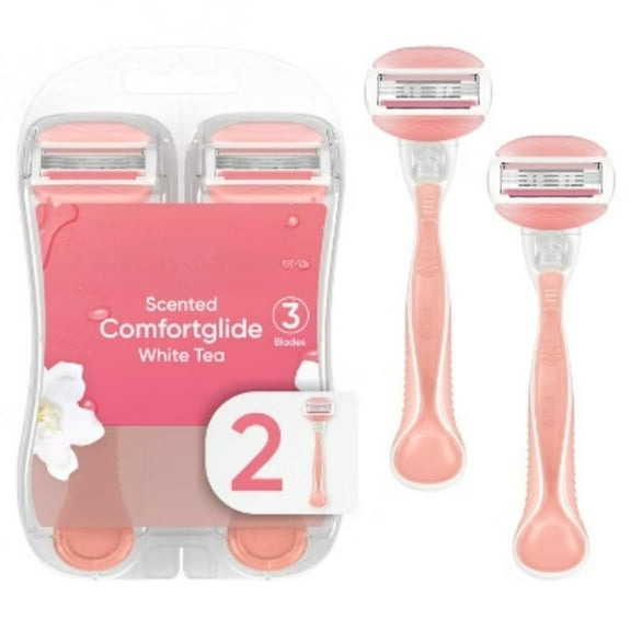 ComfortGlide White Tea Women's Disposable Razor - 2ct