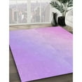 thumbnail image 3 of Ahgly Company Machine Washable Indoor Square Transitional Heliotrope Purple Area Rugs, 4' Square, 3 of 7