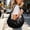 Black, variant on Mini Lightweight Polyester Sling Bag Solid Color Adjustable Shoulder Strap Casual Crossbody Chest Purse Compact Portable Daypack For ki*ds bo*ys gi*ris Travel Shopping Walking Outdoor Daily Use