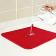 thumbnail image 3 of Unique Bargains Absorbent Microfiber Kitchen Drying Mat 17.7*15.7 in Red, 3 of 6