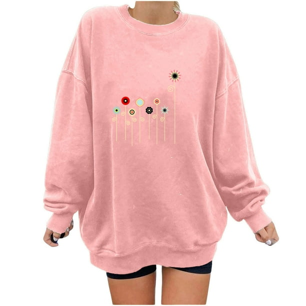 ICHUANYI Liquidación Sudadera con capucha de manga larga con cuello redondo y estampado de moda para mujer ICHUANYI WER202308231818