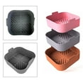 thumbnail image 5 of Kitchen Air Fryer Square Silicone Baking Dish Reusable Household Kitchen Use, 5 of 7