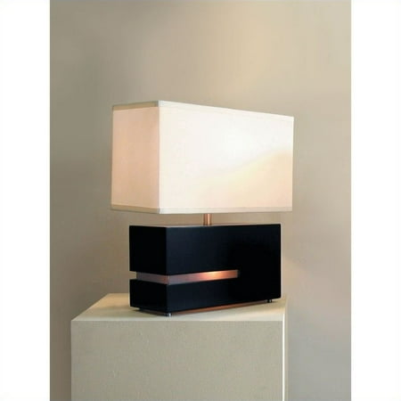 Nova Parking Lamp Lenses - Nova California Zen Reclining Modern Table Lamp in Dark Brown