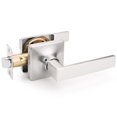 thumbnail image 1 of GOBEKOR 1 Pack Poignée de Porte Intérieure en Nickel Brossé pour Portes de Placard et de Couloir Poignée Réversible Non Verrouillable Moderne Squa, 1 of 6