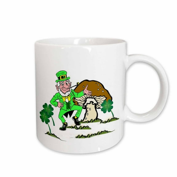 3drose, Leprechaun Dancing, 11oz Mug