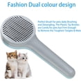 thumbnail image 3 of Cepillo para gatos, cepillo autolimpiante para perros, cepillos de aseo para perros, gatos, pelo corto y largo, cepillo de masaje suave para gatos para eliminar el pelo y, 3 of 5