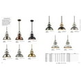 thumbnail image 6 of Elk Chadwick 1 Light Pendant in Weathered Zinc 66553-1, 6 of 7
