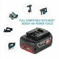 thumbnail image 3 of Lot de 2 BAT618 BAT609 BAT612 pour BOSCH CORE Batterie 18V 3000mAh Li-ion 24618-01, 3 of 6