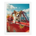 thumbnail image 5 of Paint By Numbers Kit for Adults Beginner - Corgi Red Car Flowers Sunshine DIY Canvas Painting Kits for Adults, Frameless Paint By Number for Adults for Home Wall Decor 16x20 Inch, 5 of 7