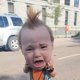 thumbnail image 3 of Máscara para la cabeza SHZONS Crying Punk Baby Latex para Halloween, 3 of 8