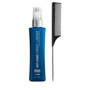 Angle View: Brazilian Blowout Anti-Aging Correct + Prevent, 3.1 fl. oz.  (with Free Steel Pin Tail Comb)