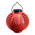 thumbnail image 1 of Linternas solares colgantes, luces solares de estilo Retro con asa, luces solares de jardín de Navidad para exteriores, decoración para patio, valla Rojo Salvador Luces de linterna colgantes, 1 of 6