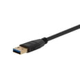 thumbnail image 3 of Monoprice USB 3.0 Type-A to Type-A Cable - 1.5 Feet - Black, For Data Transfer, Modems, Printers, Hard Drive Enclosures - Select Series, 3 of 4