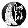 thumbnail image 3 of Acrylic Corpse Bride Logo and Silhouette Cake Topper Party Decoration for Wedding Anniversary Birthday Graduation, 3 of 7