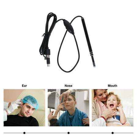 QIFULL Borescope Inspection Camera Inspection Camera Black 1 Set