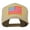 Khaki, variant on American Flag Patched High Profile Cap - Red OSFM