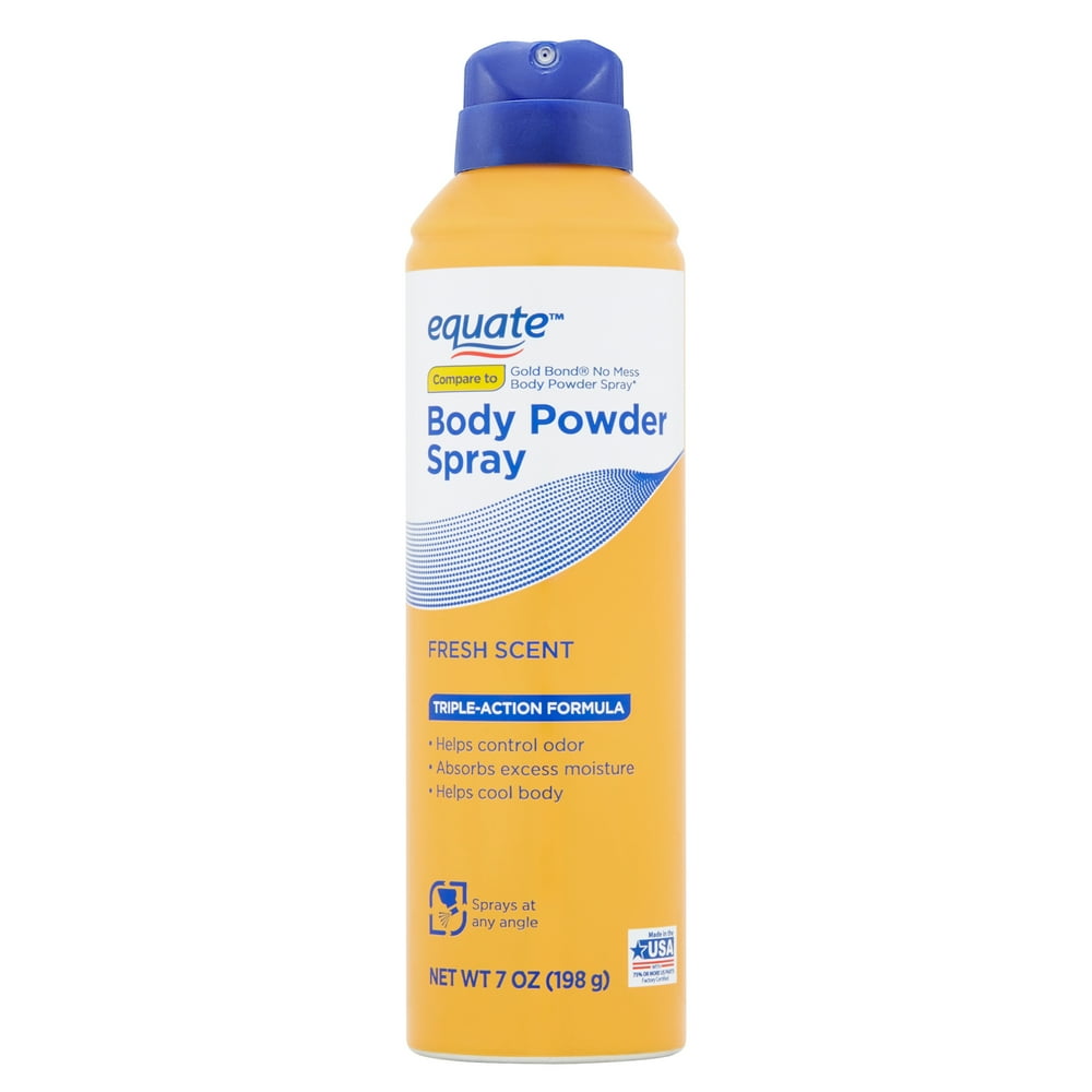 Equate Fresh Scent Body Powder Spray, 7 oz Equate Fresh Scent Body Powder Spray, 7 oz