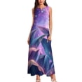 thumbnail image 2 of Palm Print 2025 Dress Evening Elegant And Chic Women for Outfits Beach Clothes Women Dress, 2 of 6