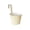 Beige, variant on Hanging Flower Pot (7.9x3.5x3.5 Inch), Vintage Iron Bucket Planter, Decorative Metal Balcony Pot for Gardeners & Homeowners