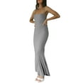 thumbnail image 6 of Coduop Women Sleeveless Backless Long Dress Female Clubwear Evening Party Bodycon Dresses, 6 of 7